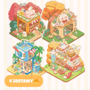 DekoBox - Zestaw 4 sklepików